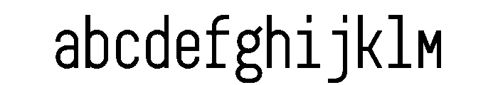 GarajeMonospace0703 Medium FONT