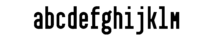 GarajeMonospace0803 Black FONT