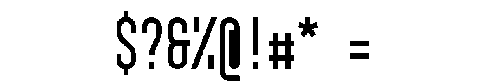 GarajeMonospace0803 Bold Font OTHER CHARS