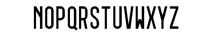 GarajeMonospace0803 Bold Font UPPERCASE