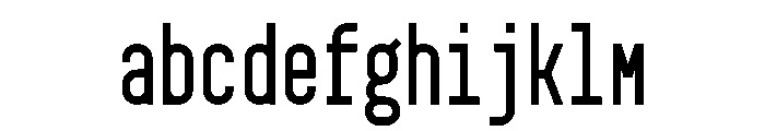 GarajeMonospace0803 Bold FONT