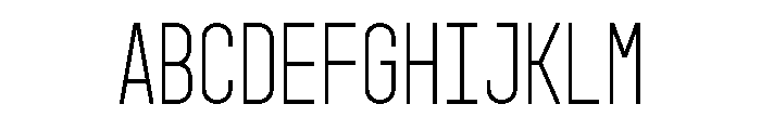 GarajeMonospace0803 Book Font UPPERCASE