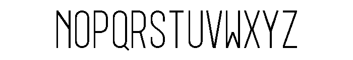 GarajeMonospace0803 Book Font UPPERCASE