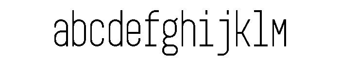 GarajeMonospace0803 Book FONT