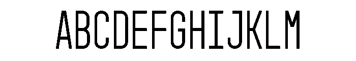 GarajeMonospace0803 Medium Font UPPERCASE