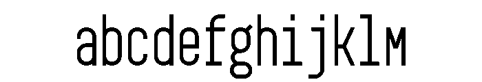 GarajeMonospace0803 Medium FONT