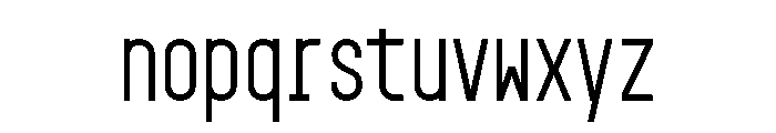 GarajeMonospace0803 Medium Font LOWERCASE