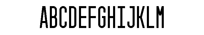 GarajeMonospace0903 Bold Font UPPERCASE
