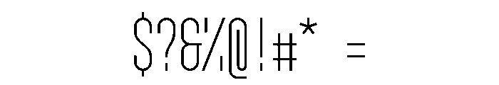 GarajeMonospace0903 Book Font OTHER CHARS