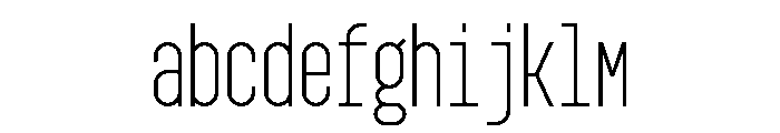 GarajeMonospace0903 Book FONT