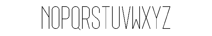 GarajeMonospace0903 Light Font UPPERCASE