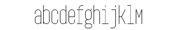 GarajeMonospace0903 Light FONT