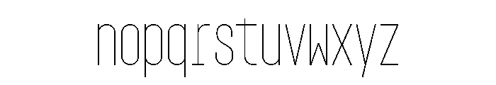 GarajeMonospace0903 Light Font LOWERCASE
