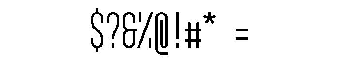 GarajeMonospace0903 Medium Font OTHER CHARS