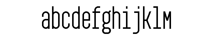 GarajeMonospace0903 Medium FONT