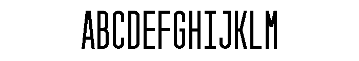 GarajeMonospace1003 Bold Font UPPERCASE