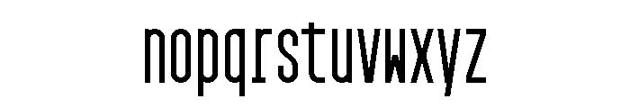 GarajeMonospace1003 Bold Font LOWERCASE