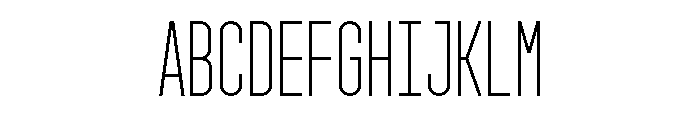 GarajeMonospace1003 Book Font UPPERCASE
