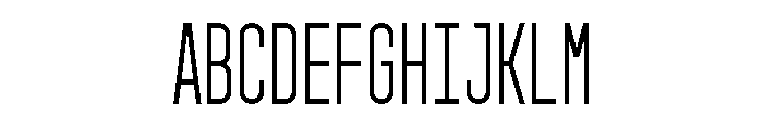 GarajeMonospace1003 Medium Font UPPERCASE