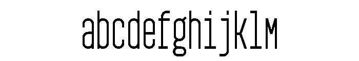GarajeMonospace1003 Medium FONT