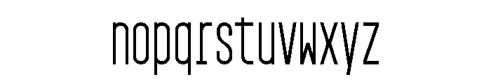 GarajeMonospace1003 Medium Font LOWERCASE