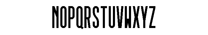 GarajeMonospace1103 Black Font UPPERCASE