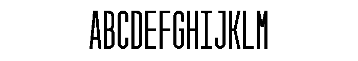 GarajeMonospace1103 Bold Font UPPERCASE