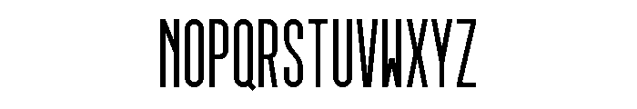 GarajeMonospace1103 Bold Font UPPERCASE