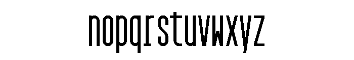 GarajeMonospace1103 Bold Font LOWERCASE
