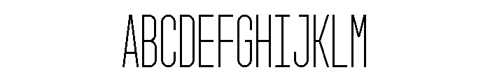 GarajeMonospace1103 Book Font UPPERCASE