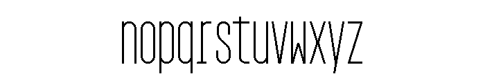GarajeMonospace1103 Book Font LOWERCASE
