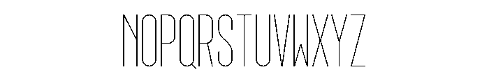 GarajeMonospace1103 Light Font UPPERCASE