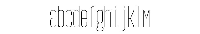 GarajeMonospace1103 Light FONT
