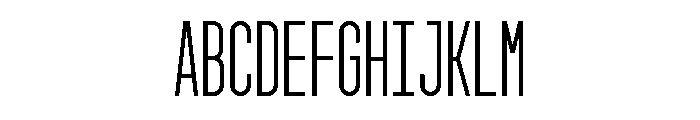 GarajeMonospace1103 Medium Font UPPERCASE