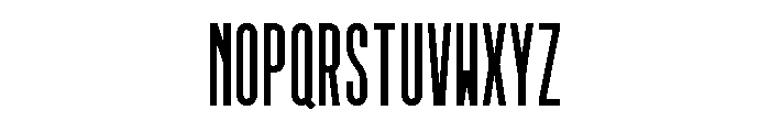 GarajeMonospace1203 Black Font UPPERCASE