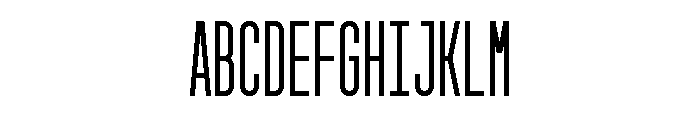 GarajeMonospace1203 Bold Font UPPERCASE
