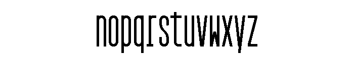 GarajeMonospace1203 Bold Font LOWERCASE