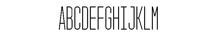 GarajeMonospace1203 Book Font UPPERCASE