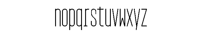 GarajeMonospace1203 Book Font LOWERCASE