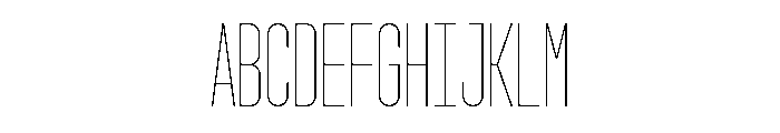 GarajeMonospace1203 Light Font UPPERCASE