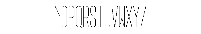 GarajeMonospace1203 Light Font UPPERCASE