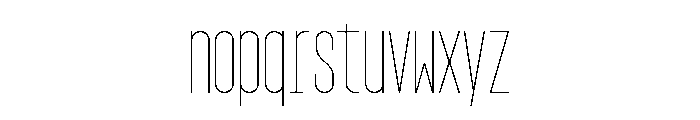 GarajeMonospace1203 Light Font LOWERCASE