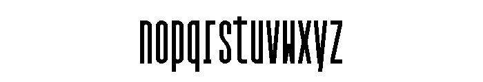 GarajeMonospace1303 Black Font LOWERCASE