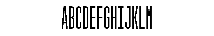 GarajeMonospace1303 Bold Font UPPERCASE