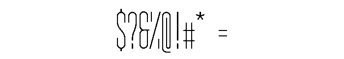 GarajeMonospace1303 Book Font OTHER CHARS