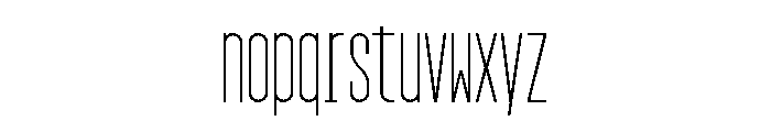 GarajeMonospace1303 Book Font LOWERCASE