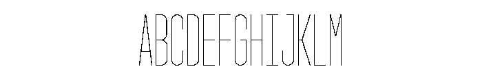 GarajeMonospace1303 Light Font UPPERCASE