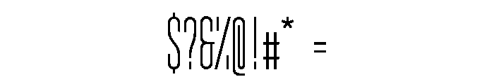 GarajeMonospace1303 Medium Font OTHER CHARS