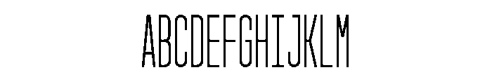 GarajeMonospace1303 Medium Font UPPERCASE