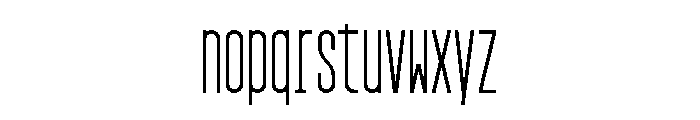 GarajeMonospace1303 Medium Font LOWERCASE